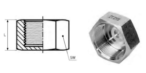 TAPON HEMBRA ACERO INOXIDABLE AISI 316 ROSCAR ACCESORIO INOXPRES 610272