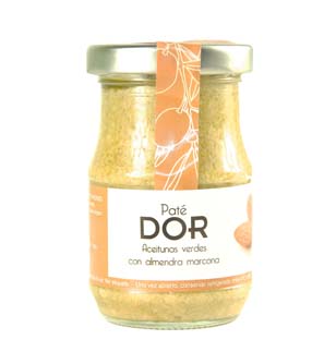 GREEN OLIVE PATE WITH ALMONDS DOR 140GR