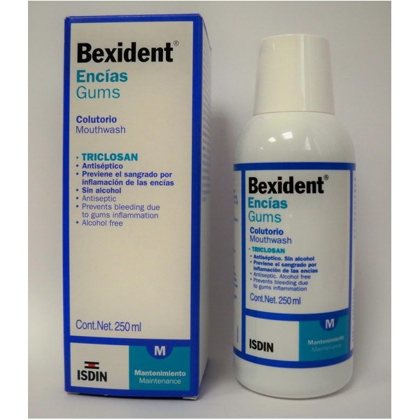 GUMS BEXIDENT TRICLOSAN MOUTHWASH 250 ML