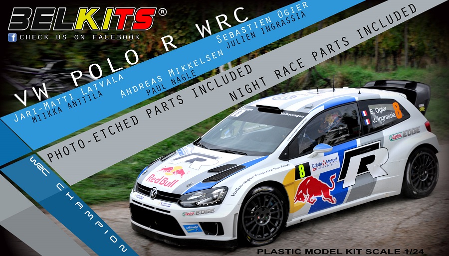 VOLKSWAGEN POLO R WRC / BELKITS BEL-005 / SEBASTIEN OGIER-JULIEN INGRASSIA / JARI-MATTI LATVALA-MIIKKA ANTTILA / ANDREAS MIKKELSEN-PAUL NAGLE