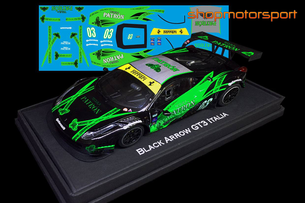 KIT FERRARI 458 GT3 ITALIA/BLACK ARROW BACMKITS/MIKE HEDLUND