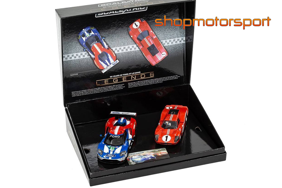 FORD MKIV / FORD GT GTE / SCALEXTRIC SUPERSLOT 3893A / DAN GURNEY-AJ FOYT / HARRY TINCKNELL-ANDY PRIAULX-PIPO DERANI