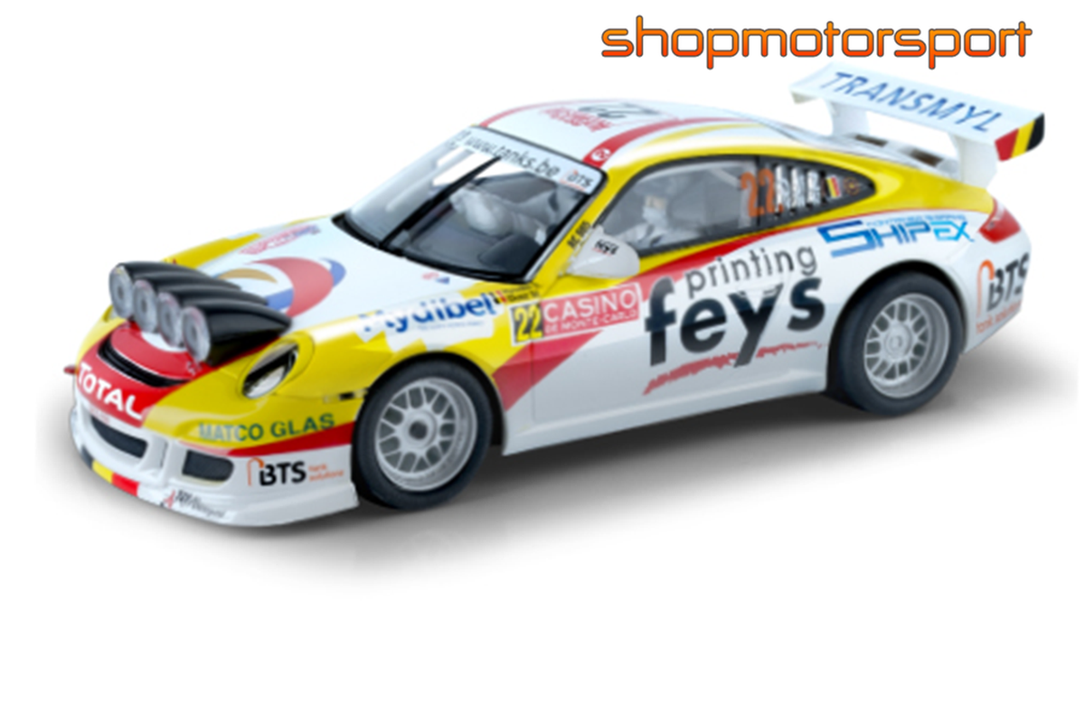 PORSCHE 911 GT3 / SCALEXTRIC A10219S300 / MARC DUEZ-STEVEN VYNCKE