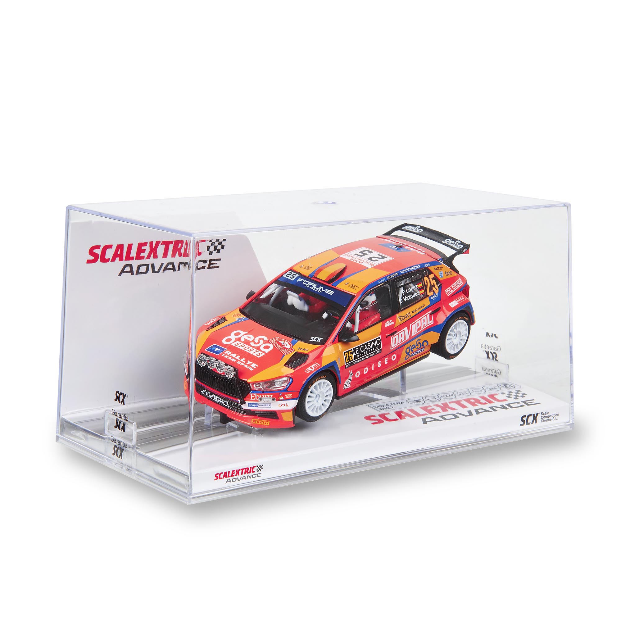 SKODA FABIA RS RALLY2 / PEPE LOPEZ-DAVID VAZQUEZ / SCALEXTRIC U10566S300-E10566S300 / 2025
