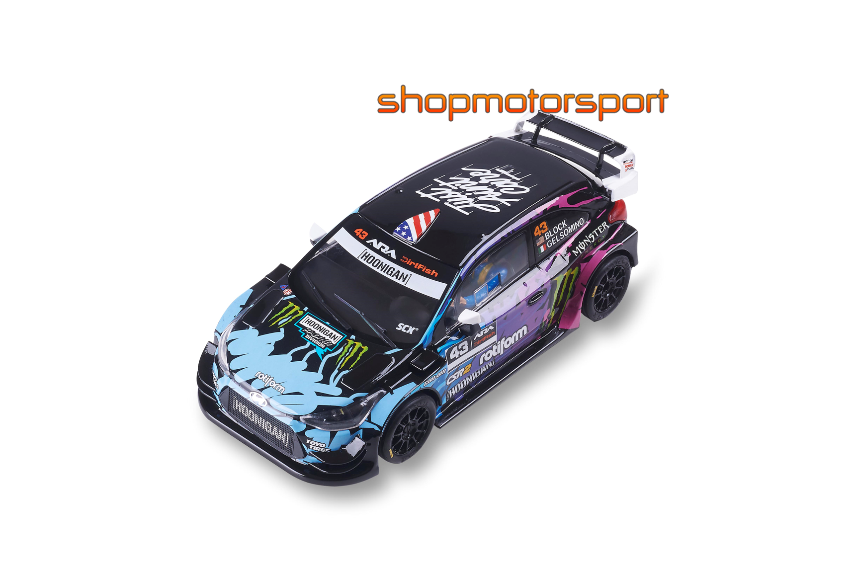 HYUNDAI i20 WRC / SCALEXTRIC U10454S300 / KEN BLOCK-ALEX GELSOMINO