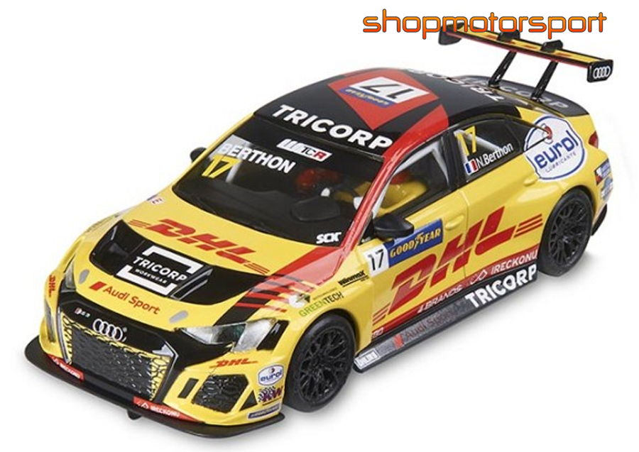 AUDI RS3 LMS TCR / SCALEXTRIC U10457S300 / NATHANAËL BERTHON