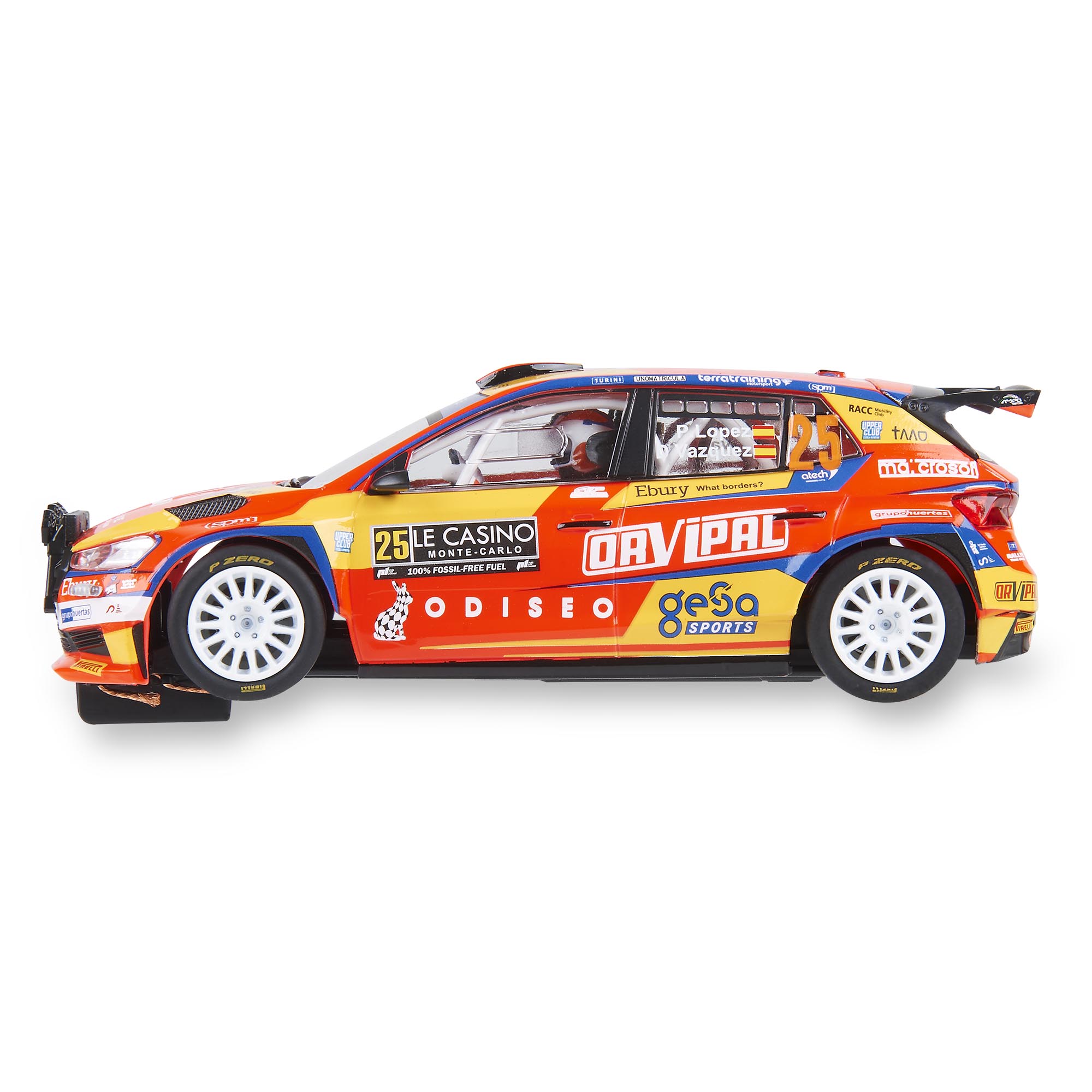SKODA FABIA RS RALLY2 / PEPE LOPEZ-DAVID VAZQUEZ / SCALEXTRIC U10566S300-E10566S300 / 2025