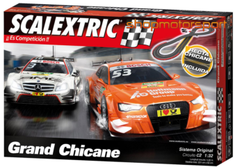 SLOT CIRCUIT SCALEXTRIC C2 GRAND CHICANE A10232S500