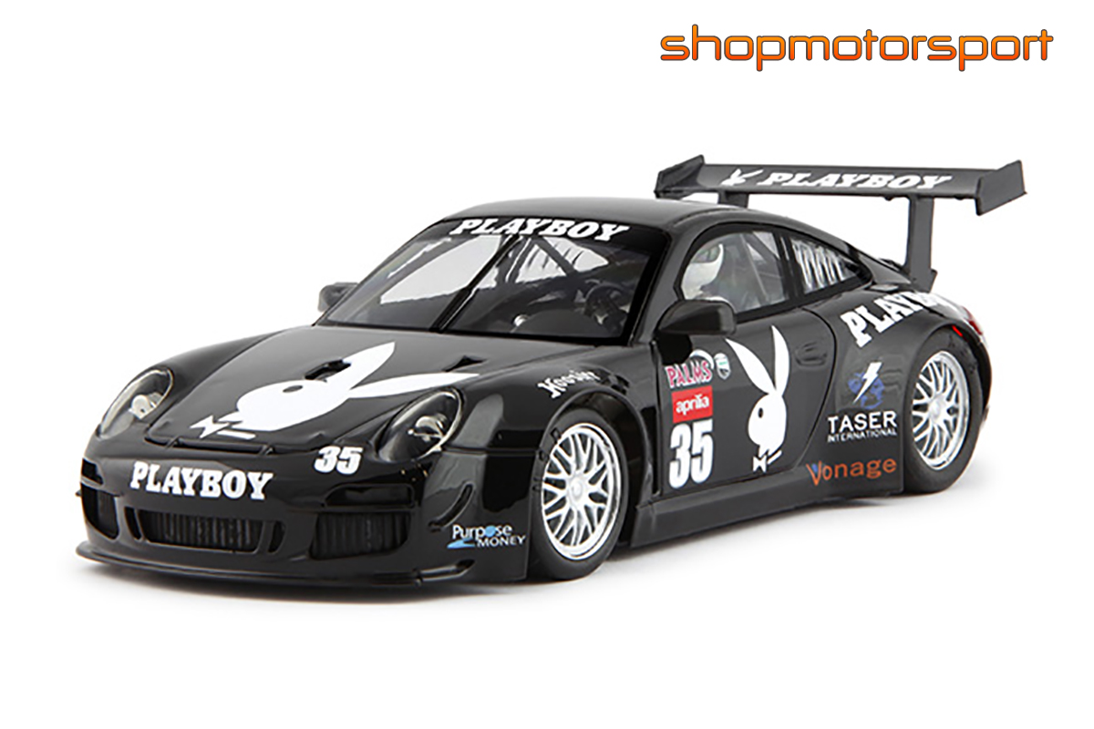 1/64° Micro Scalextric PORSCHE 911 turbo blanche - Circuits de Legende