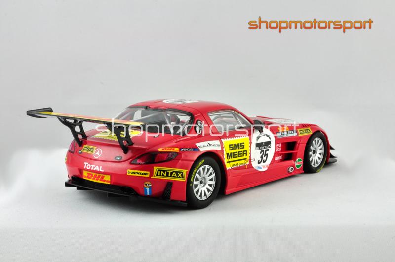 MERCEDES BENZ SLS AMG GT3 / SCALEXTRIC A10105S300 / KENNETH HEYER-THOMAS JAGER-STEPHANE LEMERET 3