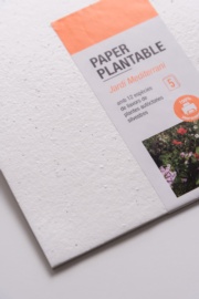 Plantable paper A4 - Mediterranean garden