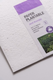 Paper plantable A4 - Jardí Aromàtic
