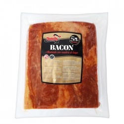 Shaped half-bacon 
