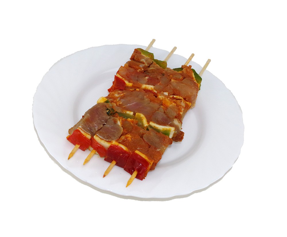 Brochetas de pavo