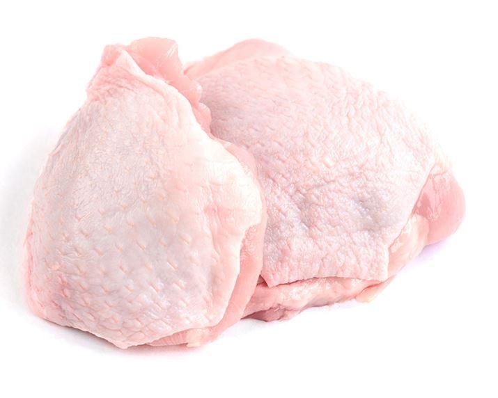 Boneless chicken thighs skin-on