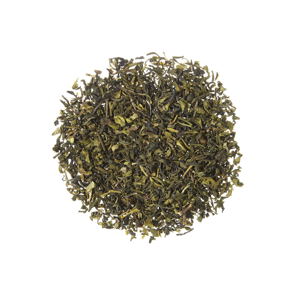 Assam Jamguri Green TGFOP1 Organic. Green tea. Loose teas. Teas, rooibos teas and herbal teas, Antioxidant, China, Diabetics, People with Coeliac Disease, People Intolerant to Nuts, People Intolerant to Lactose, People Intolerant to Soya and Soya Products - Item1