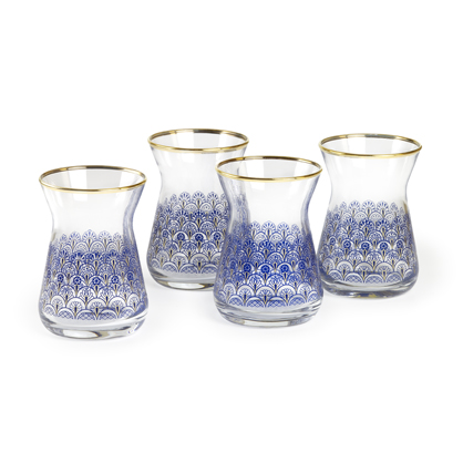 Verre Collection set di 2 bicchieri a doppia parete Turkish Tea Glass 120,5 gram Bicchiere termico isolante Originale 
