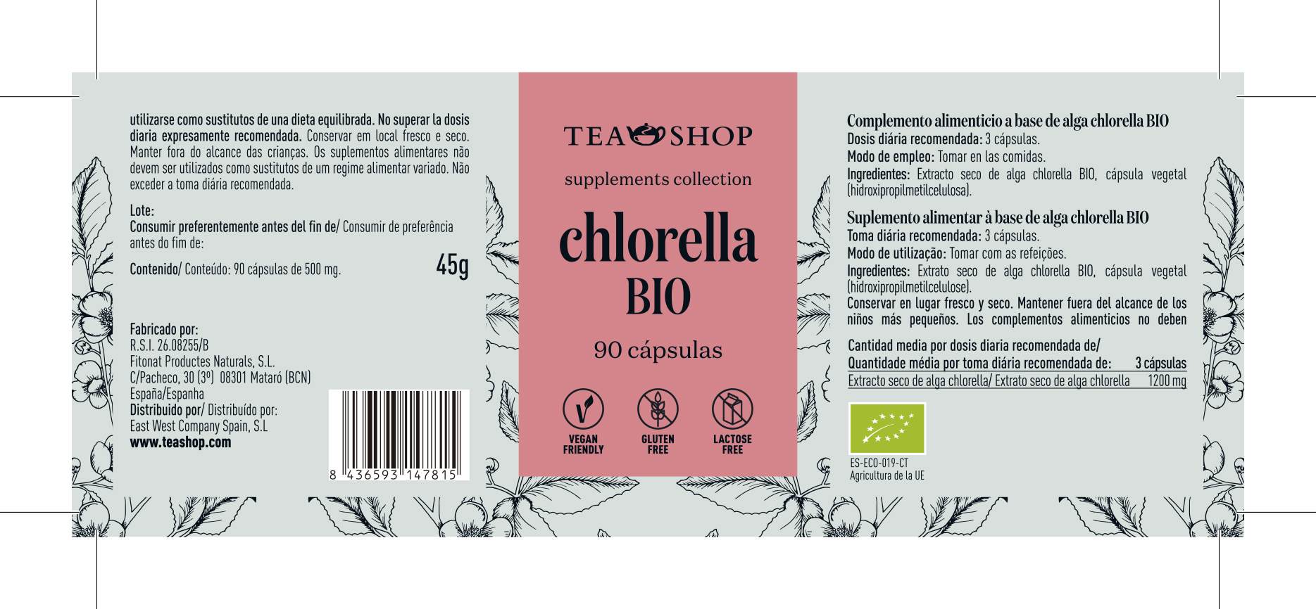 Chlorella BIO (90 càpsules) - Ítem1