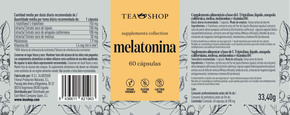 Melatonina (60 cápsulas) - Item1