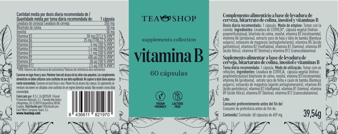 Vitamina B (60 cápsulas) - Ítem1