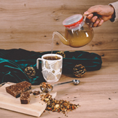 Sweet Turrón_ Loose herbal teas. Teas, rooibos teas and herbal teas, Rich in Vitamins, Diabetics, People Intolerant to Nuts, People Intolerant to Lactose, People Intolerant to Soya and Soya Products, Vegetarians, Vegans, Children, Pregnant Women, , Tea Shop® - Item4