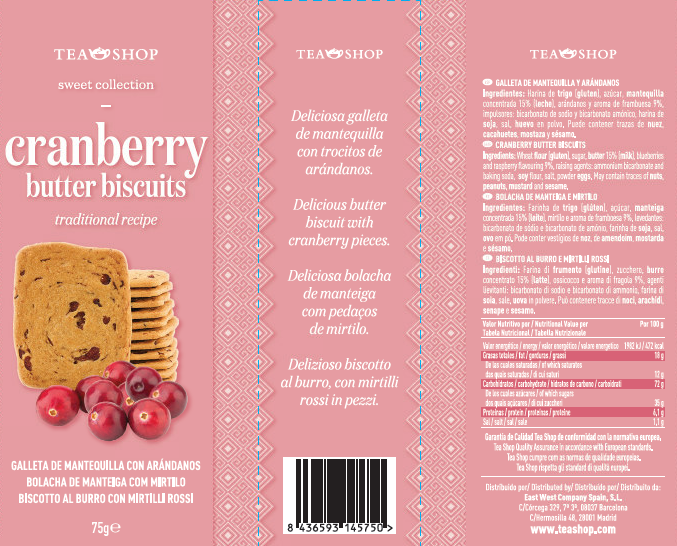 Biscoitos de Cranberries - Item1