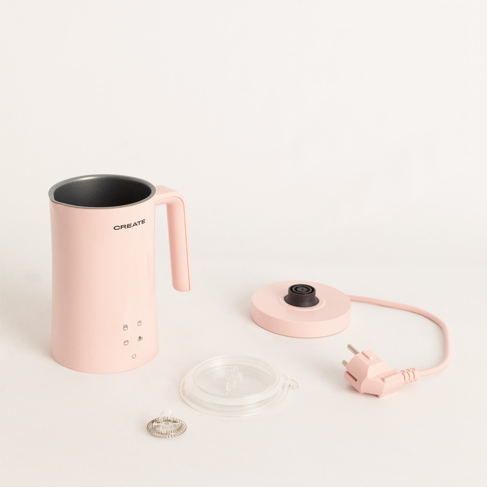 Electric Milk Frother Pink - Item1