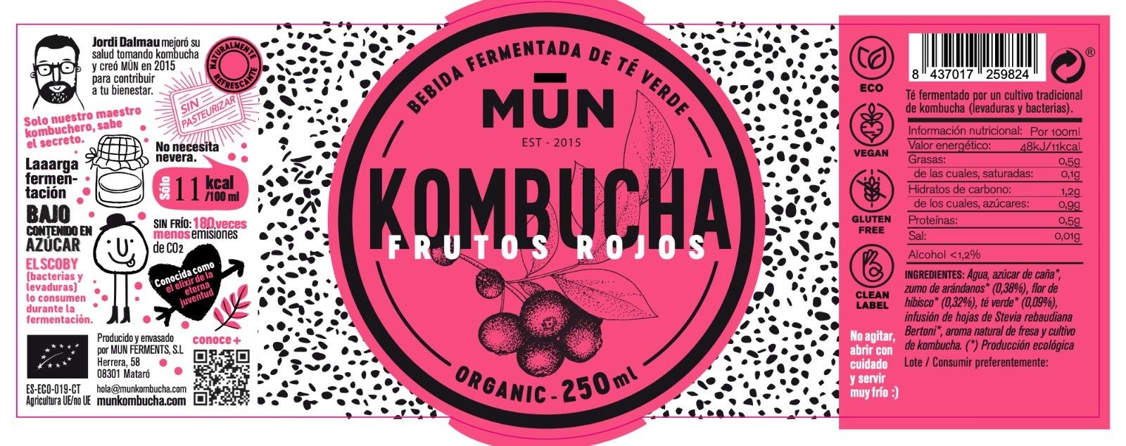 Kombucha Berries 250 ml - Item1