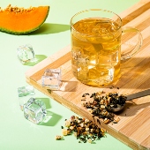 Fresh Melon_ White tea. Loose teas. Teas, rooibos teas and herbal teas, Beautifying, Diabetics, People with Coeliac Disease, People Intolerant to Nuts, People Intolerant to Lactose, People Intolerant to Soya and Soya Products, Vegetarians, Children, Pregnant Women, Herby,Floral, Fruity,Tea Shop® - Item4