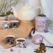 Set Copos Flowery. Mugs Tea Shop® - Item1