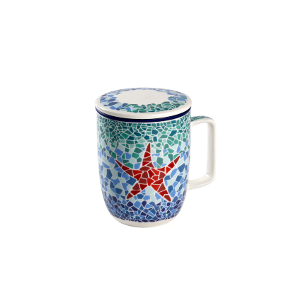 Mug Harmony Estrella. Canecas em porcelanaTea Shop® - Item