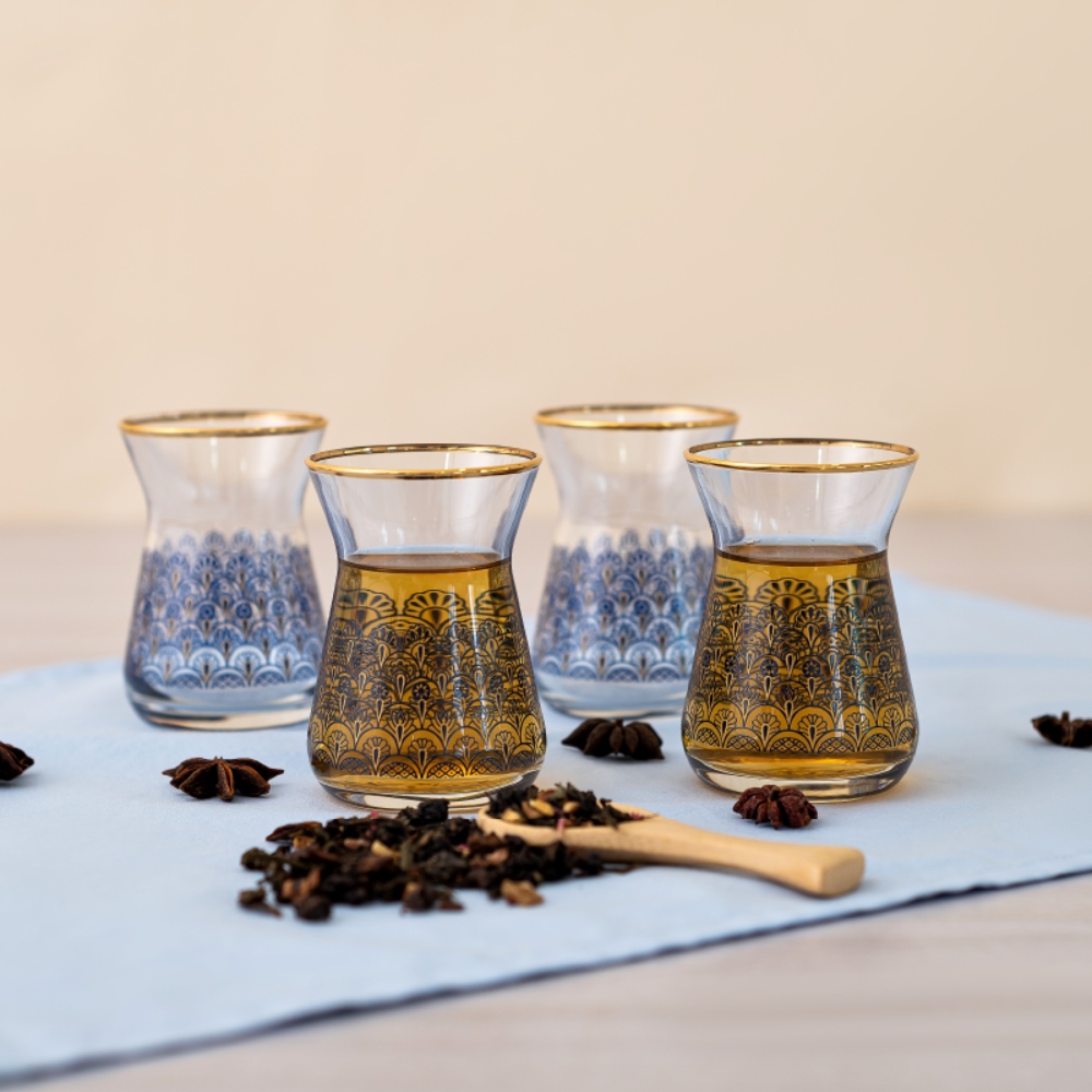 Set Turkish Glasses Arabia. Glasses Mugs Tea Shop® - Ítem1