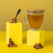 Wood Lid Mug. Tasses de vidre Tea Shop® - Ítem1
