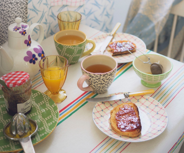 Desayuno en una dieta sana