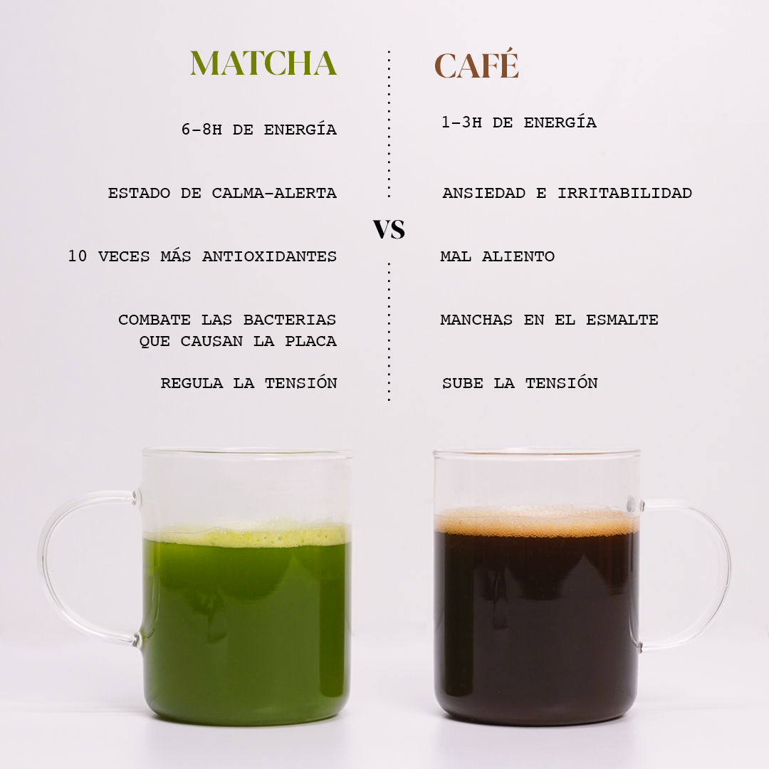 Cuál es la diferencia entre el té verde y el té matcha?
