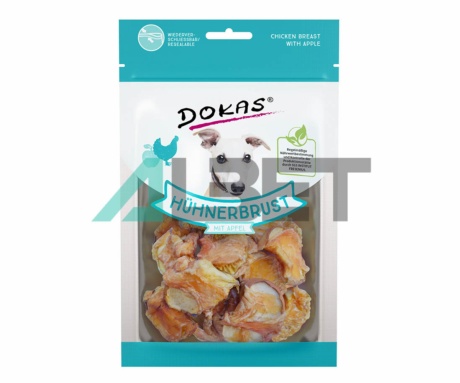 Pit de Pollastre i Poma Dokas, snacks naturals per gossos