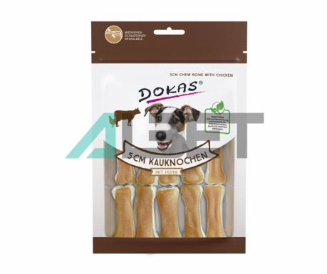 Hueso Masticable 5cm Pollo Dokas, snack para perros