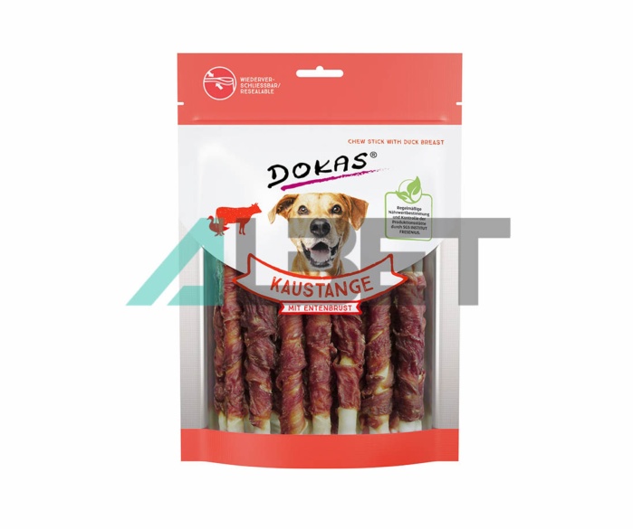 Rollos Buey y Pato, snack natural bajo en grasa para perros