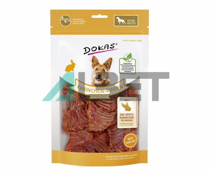 Costillas Conejos Dokas, snack natural para perros