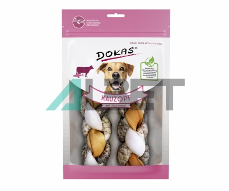 Trena Bou Amb Pell De Peix Dokas, snack masticable per gossos