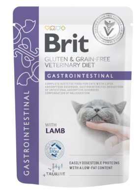 brit gastrointestinal diet cat pouches