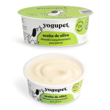 Yogupet Aceite Oliva, yogur sin lactosa para perros
