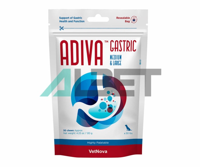 Adiva Gastric, protector gàstric per gats i gossos, marca Vetnova