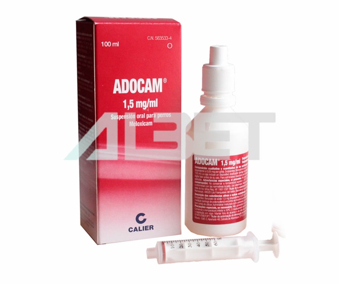 Enviar discordia posición Adocam 1.5mg/ml 100ml | Albet Distribuidora Veterinaria Online