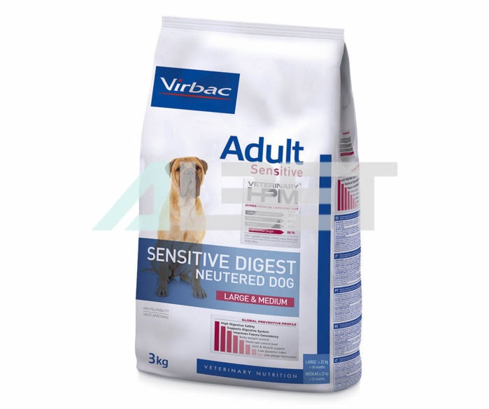 Adult Neutered Sensitive Digest Large & Medium, marca Virbac