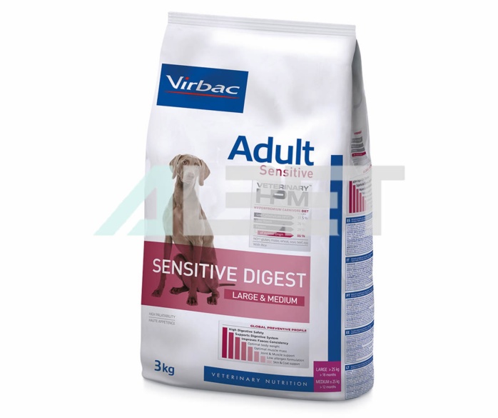 Adult Sensitive Digest Large & Medium, marca Virbac