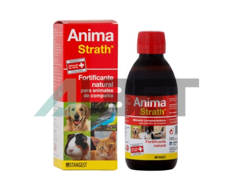 Xarop de vitamines naturals per gossos i gats, marca Stangest