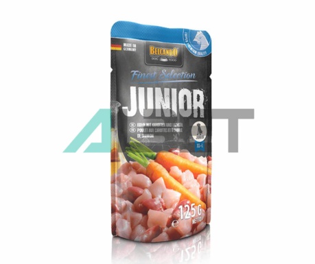 Junior Zanahoria, sobres d'aliment per gossos joves, marca Belcando