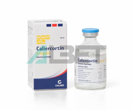 Caliercortin, corticoide injectable per animals de ramaderia, Calier