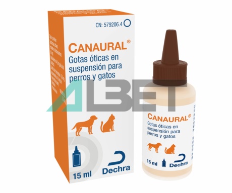Canaural gotas para la otitis de perros y gatos, laboratorio Dechra